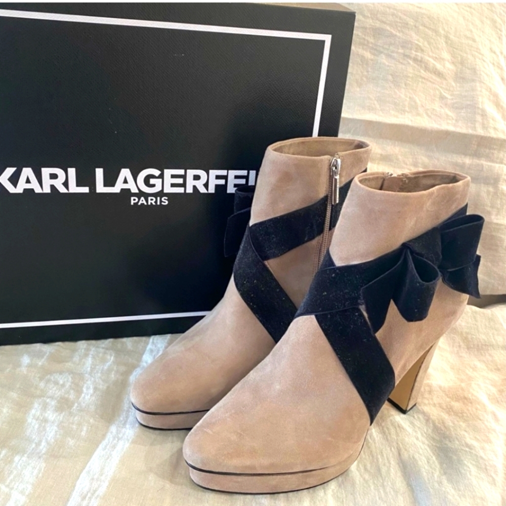 Karl Lagerfeld women booties